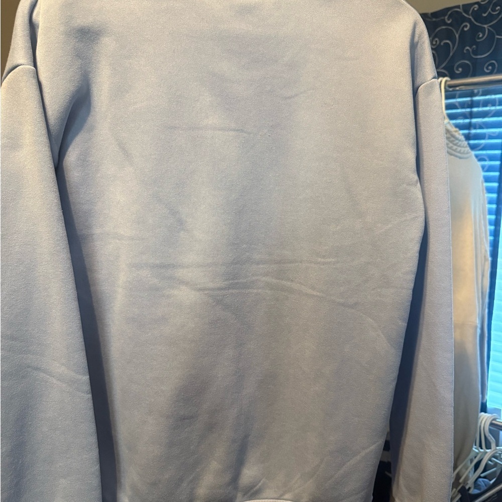 SHEIN Pastel Blue Inspirational Sweatshirt - Picture 4 of 4